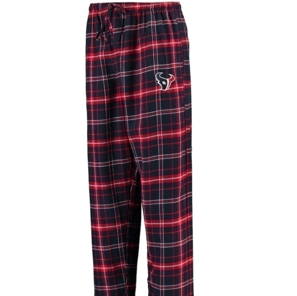 TEXANS flannel pajama pants - Picture 1 of 4